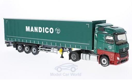 Miniature Mercedes Actros 1/43 Eligor 2 Tautliner verte Transports Mandico ohne Vitrine Mercedes Actros 1/43 Eligor 2 Tautliner verte Transports Mandico ohne Vitrine miniature