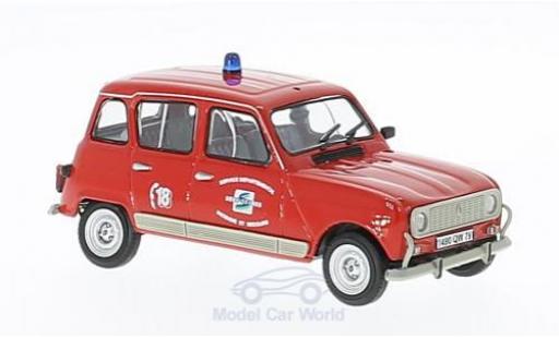 Renault 4 1/43 Eligor TL SDIS Frankreich mit Figur ohne Vitrine miniature