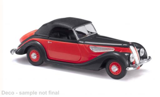 EMW 327 1/87 Busch Cabriolet rouge/noire 1952 1:87 miniature