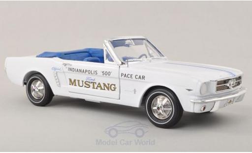 Miniature Ford Mustang 1/18 Ertl Cabriolet Indy 500 Indianapolis 1964 Pace Car Ford Mustang 1/18 Ertl Cabriolet Indy 500 Indianapolis 1964 Pace Car miniature