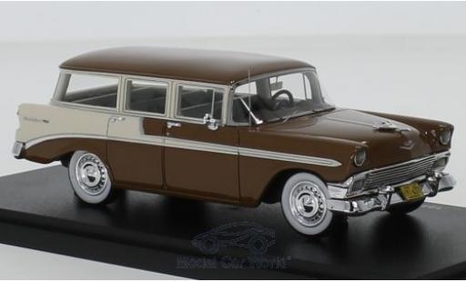 Miniature Chevrolet Bel Air 1/43 Esval Models Beauville marron/blanche 1956 Chevrolet Bel Air 1/43 Esval Models Beauville marron/blanche 1956 miniature