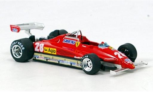 Ferrari 126 1/43 Brumm C2 Turbo Formel 1 GP San Marino 1982 #28 D.Pironi 1:43 miniature