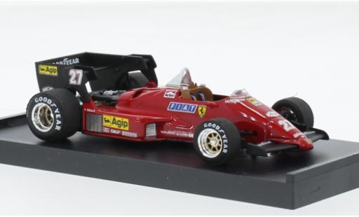 Ferrari 126 1/43 Brumm C4 turbo Formel 1 GP Belgien 1984 #27 M.Alboreto 1:43 miniature