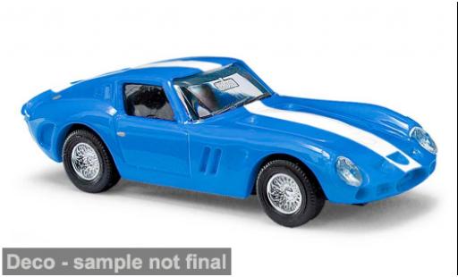 Ferrari 250 1/87 Busch GTO bleue/blanche 1962 1:87 miniature