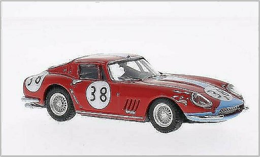 Ferrari 275 GTB/4 1/43 Best Coupe No.38 1000 Km di Parigi 1966 /C.Gaspar miniature