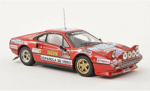 Ferrari 308 GTB 1/43 Best No.1 Rally di Spagna 1984 /Osona miniature