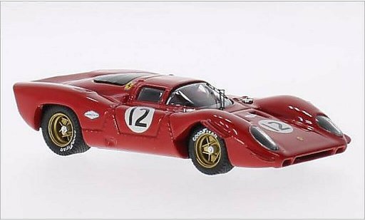Ferrari 312 P 1/43 Best Coupe RHD No.12 N.A.R.T. Bridgehampton 1969 miniature