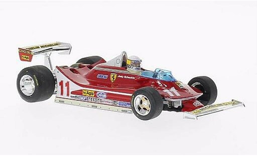 Ferrari 312 T4 1/43 Brumm No.11 avec Fahrerfigur GP Italien 1979 miniature