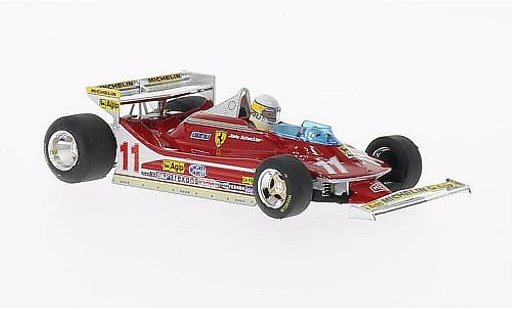 Ferrari 312 T4 1/43 Brumm No.11 avec Fahrerfigur GP Monaco 1979 miniature