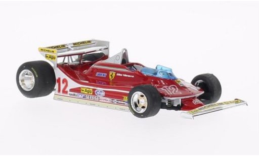 Ferrari 312 T4 1/43 Brumm No.12 GP Monaco 1979 miniature