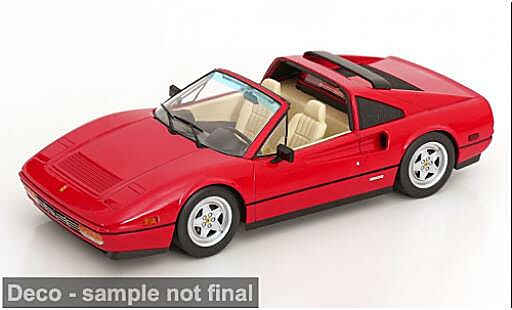 Ferrari 328 1/18 KK Scale GTS rouge 1985 US-Version Beverly Hills Cop II 1:18 miniature