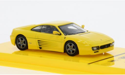 Ferrari 348 1/64 Tarmac Works Challenge jaune 1:64 miniature