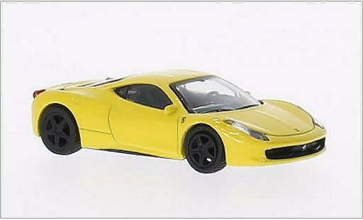 Ferrari 458 Italia 1/64 Schuco jaune miniature