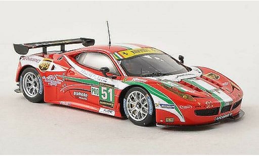 Ferrari 458 Italia GT2 1/43 Fujimi No.51 AF Corse 24h Le Mans 2013 /M.Malucelli miniature
