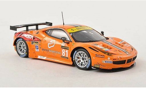 Ferrari 458 Italia GT2 1/43 Fujimi No.81 8Star Motorsports 24h Le Mans 2013 /J.Bright miniature