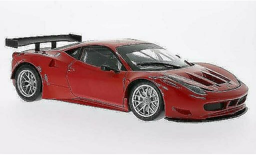 Ferrari 458 Italia GT2 1/18 Hot Wheels rouge miniature