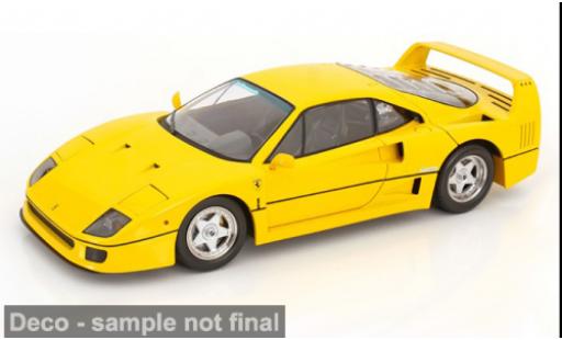 Ferrari F40 1/12 KK Scale jaune 1987 1:12 miniature