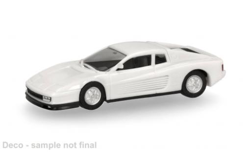Ferrari Testarossa 1/87 Herpa blanche 1:87 miniature