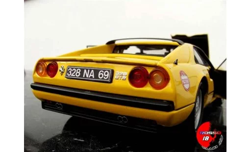 Ferrari 328 GTB 1/18 Kyosho jaune 60 relay #2503 miniature