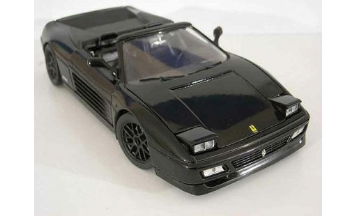 Ferrari 348 Spider 1/18 Mira tuning noir miniature