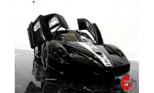 Ferrari Enzo FXX 1/18 Hot Wheels Elite #28 miniature