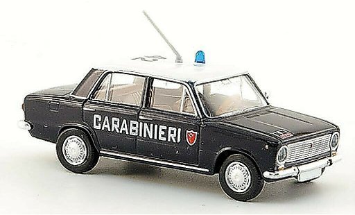 Fiat 124 Limousine 1/87 Brekina Berline Carabinieri Police miniature