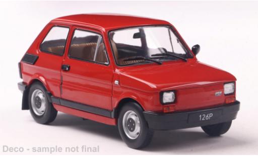 Miniature Fiat 126 1/24 WhiteBox p rouge 1:24 Fiat 126 1/24 WhiteBox p rouge 1:24 miniature