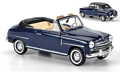 Fiat 1400 Cabriolet 1/43 Norev bleu 1950 miniature