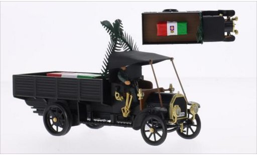Fiat 18 Pritsche 1/43 Rio BL plateau mat-noire RHD miniature