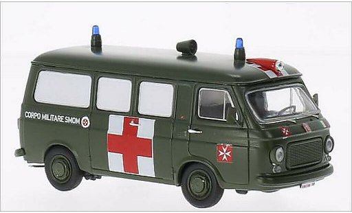 Fiat 238 Ambulanza 1/43 Rio Militarambulanz S.M.O.M.Sovrano Militare Ordine di Malta miniature