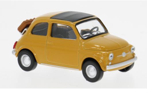 Miniature Fiat 500 F jaune 1965 1/43 Norev