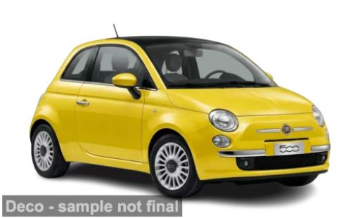 Fiat 500 1/87 Norev jaune 2008 1:87 miniature
