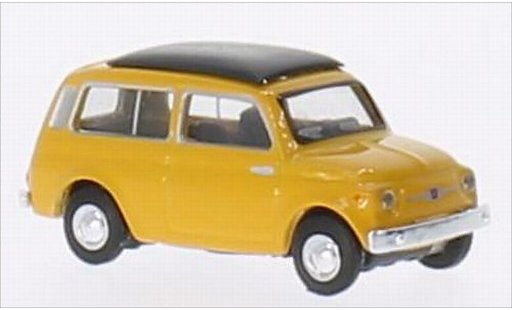 Fiat 500 Giardiniera 1/87 Schuco Giardinera jaune miniature