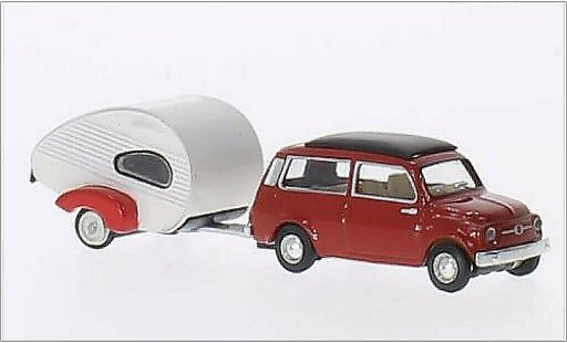 Fiat 500 Giardiniera 1/87 Schuco Giardinera rouge miniature