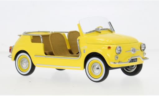 Fiat 500 1/18 Norev Jolly jaune 1965 1:18 miniature
