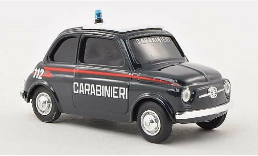 Fiat 500 Police 1/43 Brumm Polizia miniature