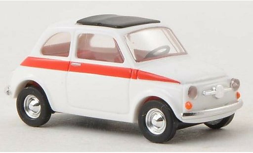 Fiat 500 Sport 1/87 Busch blanche 1965 miniature