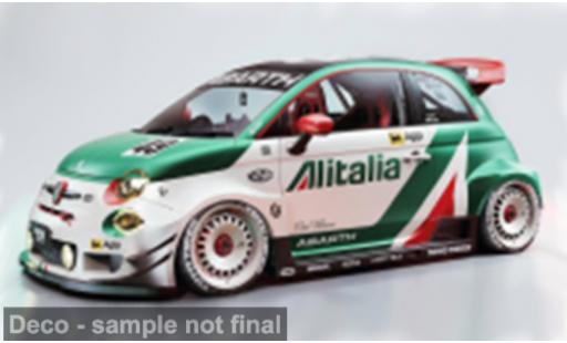 Fiat 595 1/18 Solido Abarth LB-Works Alitalia 1:18 miniature