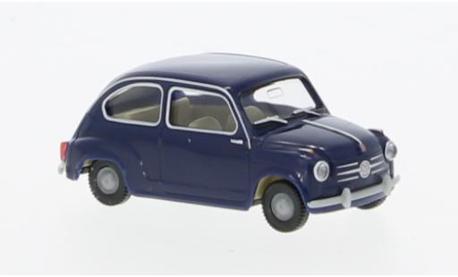 Fiat 600 1/87 Wiking bleue 1955 1:87 miniature