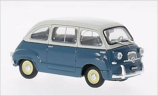 Fiat 600 Multipla 1/43 Brumm bleu/grise 1956 miniature