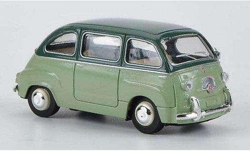Fiat 600 Multipla 1/87 Brekina verte/verte miniature