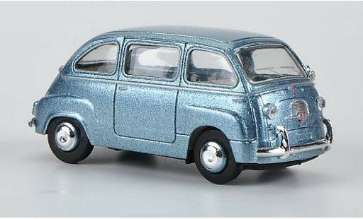 Fiat 600 Multipla 1/87 Brekina bleu miniature
