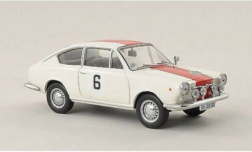 Fiat 850 Coupe 1/43 IXO No.6 Rally Bavaria 1968 miniature