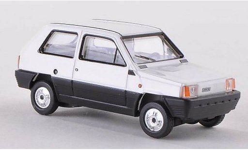 Fiat Panda 45 1/87 Herpa blanche miniature