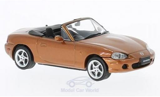 Miniature Mazda MX 1/43 First 43 Models -5 Roadster metallise orange RHD 2001 Mazda MX 1/43 First 43 Models -5 Roadster metallise orange RHD 2001 miniature