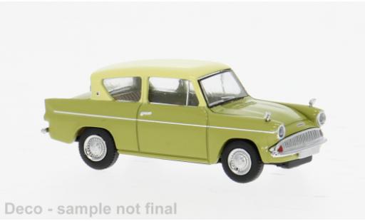 Ford Anglia 1/87 Brekina verte/beige 1959 1:87