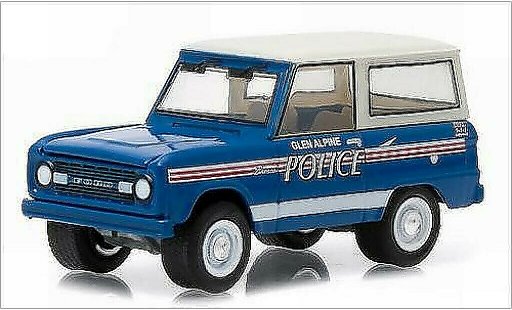 Ford Bronco Police 1/64 Greenlight Glen Alpine 1967 miniature