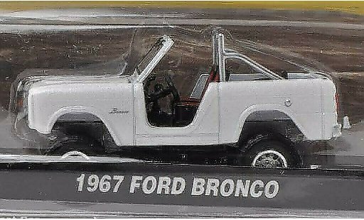 Ford Bronco Wagon 1/64 Greenlight blanche 1967 miniature