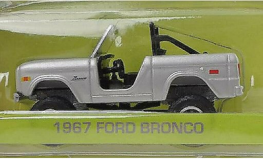 Ford Bronco Wagon 1/64 Greenlight grise Zoolander 1967 miniature