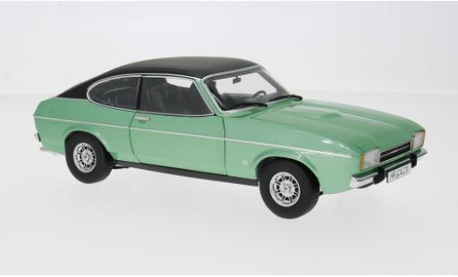 Ford Capri 1/18 Touring II Ghia 3.0 verte/noire 1974 1:18 miniature